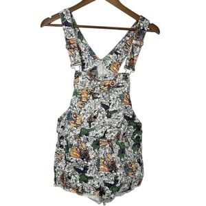 Marvel Avengers Her Universe Mini Short Overalls Disney‎ World Summer Comicon